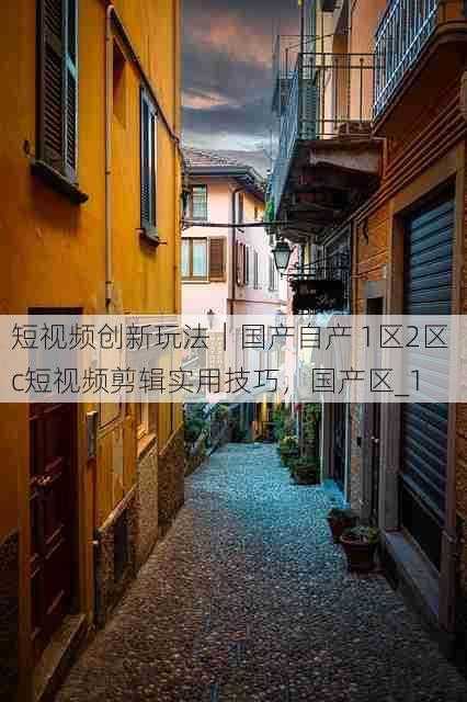 短视频创新玩法｜国产自产 1区2区 c短视频剪辑实用技巧，国产区_1